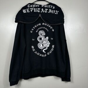 2018 Taylor Swift Black Reputation Stadium Tour Hoodie rare